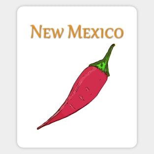 New Mexico Hot Pepper Magnet